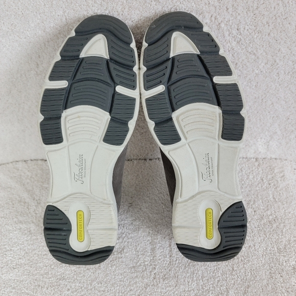 Florsheim Men's Gray Nubuck Frenzi T-Toe Preppy Modern Casual Oxford Sneaker 8M - Picture 12 of 14